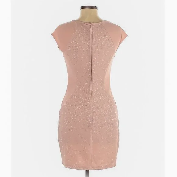 Speechless Pink Glitter Mini Dress | NWOT Cocktail / Formal | Size 7 - Picture 3 of 9